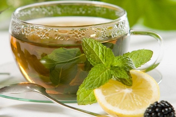 зеленый чай с лимоном